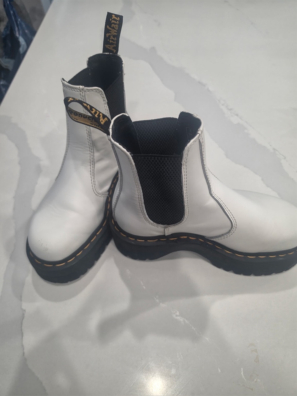 Dr. Martens Leather Platform Chelsea